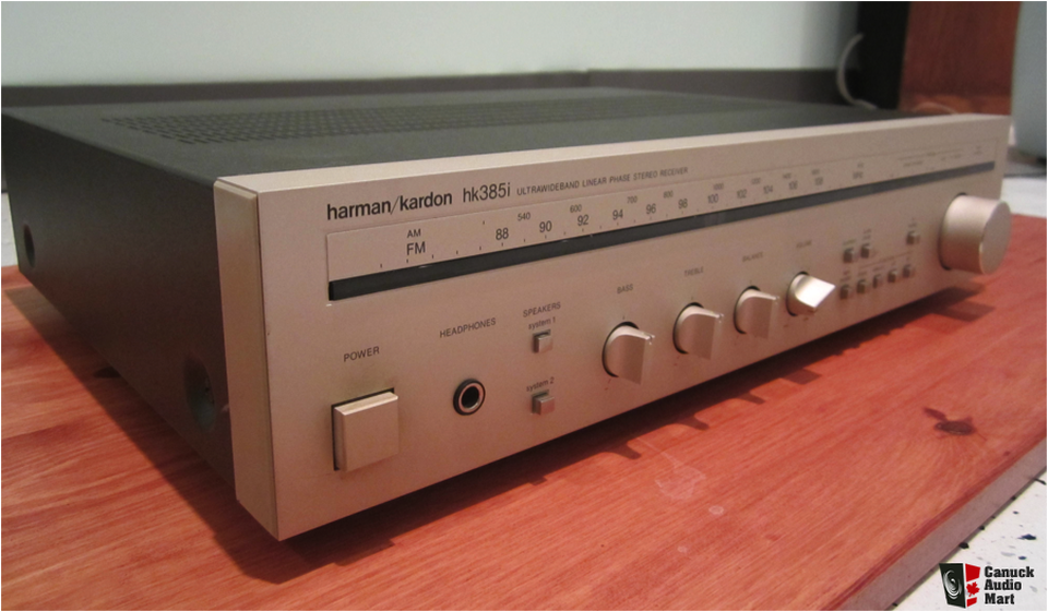 HK 385I - Black - Stereo Receiver (30 watts x 2) - Hero